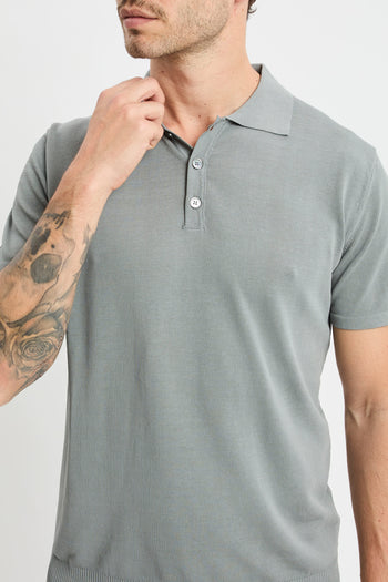 Polo manica corta Daniele Fiesoli in cotone crepè - 6