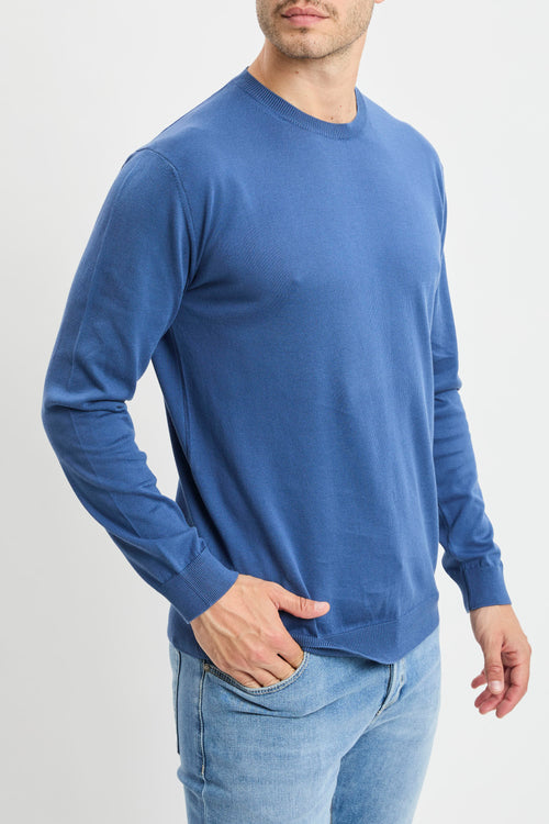 Maglia girocollo Daniele Fiesoli a manica lunga in cotone