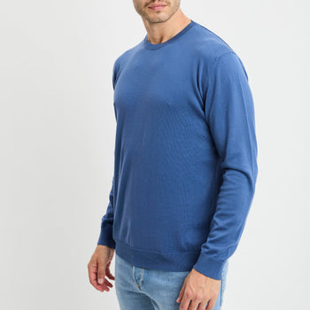 Maglia girocollo Daniele Fiesoli a manica lunga in cotone - 7