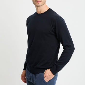 Maglia girocollo Daniele Fiesoli a manica lunga in cotone - 8