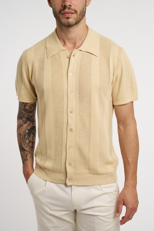 Polo/camicia Daniele Fiesoli in cotone punto maglia
