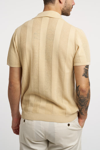 Polo/camicia Daniele Fiesoli in cotone punto maglia - 4