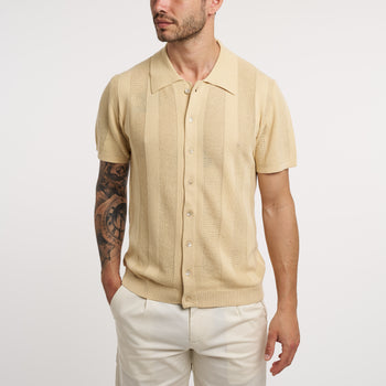 Polo/camicia Daniele Fiesoli in cotone punto maglia - 6