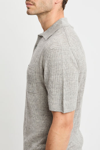 Overshirt Daniele Fiesoli in cotone misto lino - 5