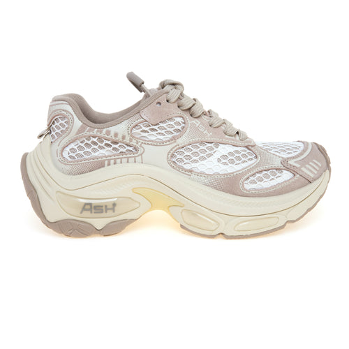 Sneaker ASH Dragon in ecopelle e tessuto con suola chunky