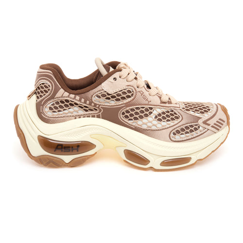 Sneaker ASH Dragon in pelle e tessuto retinato