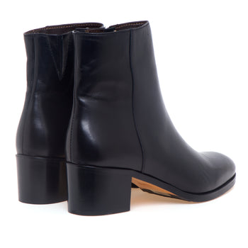 Tronchetto Calpierre in pelle con tacco 45 mm - 3