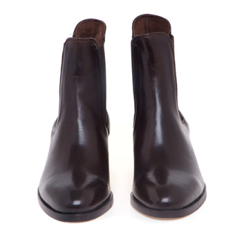 Tronchetto chelsea Calpierre in pelle con tacco 45 mm - 5