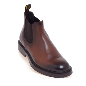 Chelsea boot Doucal's in pelle anticata con suola in gomma light - 4