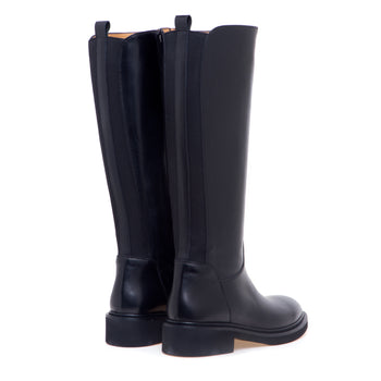 Stivale basso in pelle Calpierre con gambale elasticizzato e suola extra light - 3