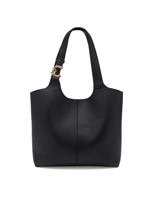 Borsa shopping Coccinelle C-Easy Large in pelle martellata