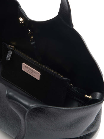 Borsa shopping Coccinelle C-Easy Large in pelle martellata - 3