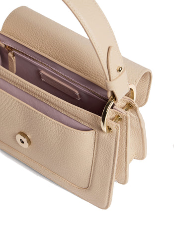 Borsa a mano Coccinelle C-Me in pelle martellata con tracolla - 3