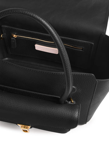 Borsa a mano Coccinelle Double Beat Medium in pelle martellata con tracolla - 4