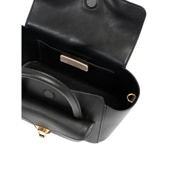 Borsa a mano Coccinelle Double Beat Small in pelle martellata con tracolla - 3