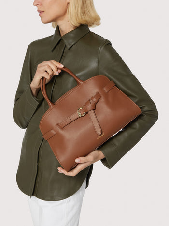 Borsa a mano Coccinelle Sabine Medium in pelle con tracolla  NOIR - 4