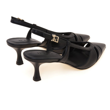 Sling-back Sergio Levantesi in pelle con tacco 50 mm - 3