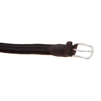 Cintura Alberto Luti in pelle intrecciata ed elasticizzata - 5