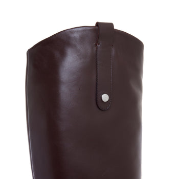 Stivale cavallerizza Poeve in pelle con suola in gomma extra light - 4