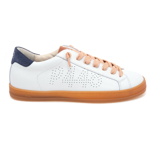 Sneaker P448 John in pelle con dettagli in camoscio