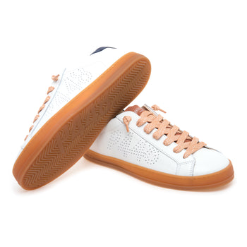 Sneaker P448 John in pelle con dettagli in camoscio - 4