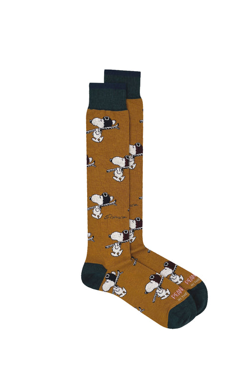 Calze In The Box Snoopy Ski Allover