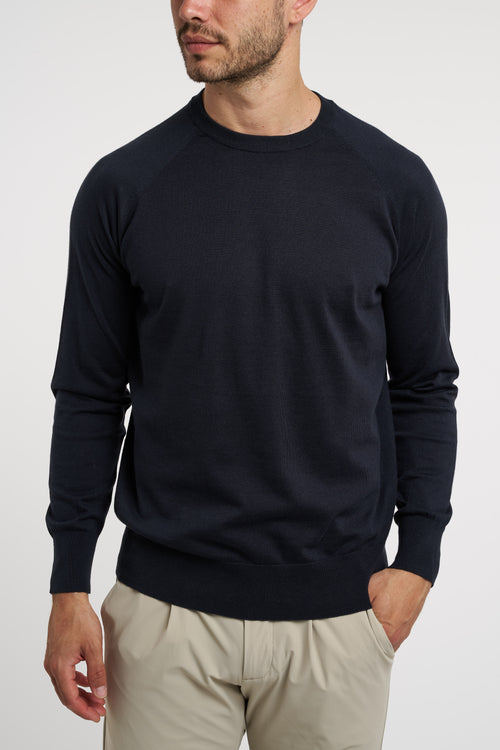 Maglia a girocollo People Of Shibuya a costa inglese con manica lunga