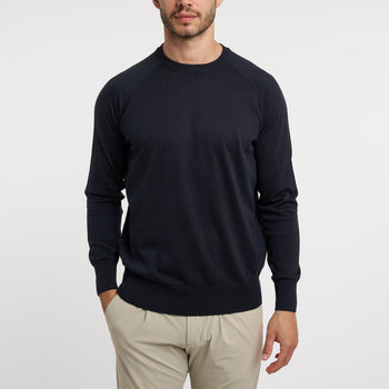 Maglia a girocollo People Of Shibuya a costa inglese con manica lunga - 7