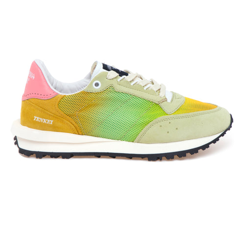 Sneaker Hidnander Tenkei Sport in tessuto sfumato e camoscio