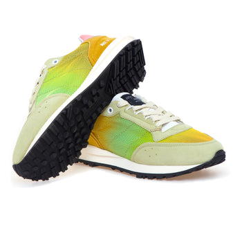 Sneaker Hidnander Tenkei Sport in tessuto sfumato e camoscio - 4