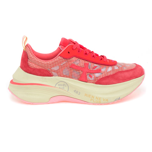 Sneaker Premiata Hill in camoscio e tessuto tecnico