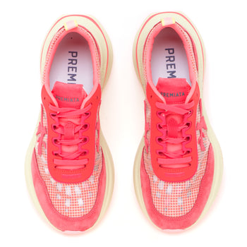 Sneaker Premiata Hill in camoscio e tessuto tecnico - 5