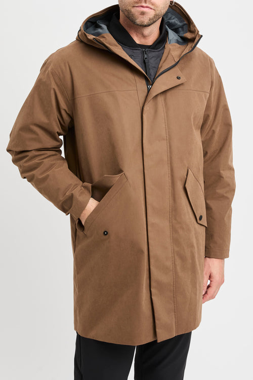 Parka People Of Shibuya in microfibra con cappuccio