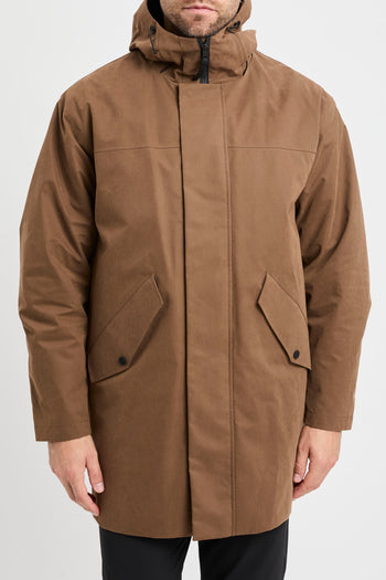 Parka People Of Shibuya in microfibra con cappuccio - 4
