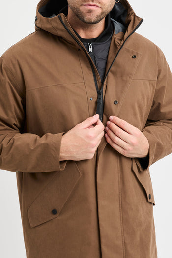 Parka People Of Shibuya in microfibra con cappuccio - 6