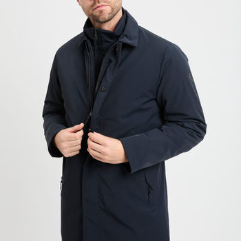 Trench People Of Shibuya in tessuto tecnico con collo camicia - 11