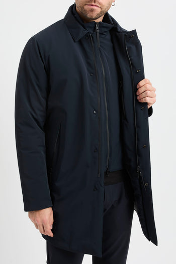 Trench People Of Shibuya in tessuto tecnico con collo camicia - 9