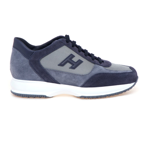 Sneaker Hogan Interactive in camoscio e tessuto