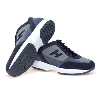 Sneaker Hogan Interactive in camoscio e tessuto - 4