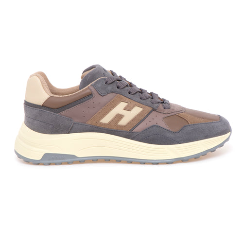 Sneaker Hogan Hyperlight in camoscio e pelle