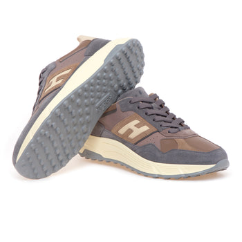 Sneaker Hogan Hyperlight in camoscio e pelle - 4