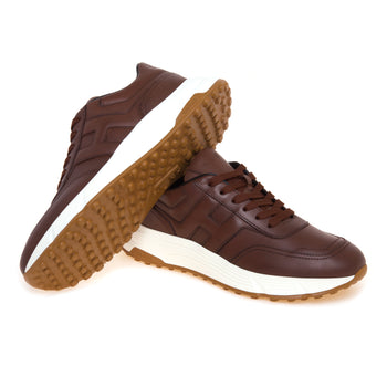 Sneaker Hogan Hyperlight in pelle anticata - 4