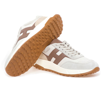 Sneaker Hogan Hyperlight in camoscio e pelle - 4
