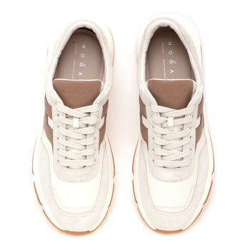 Sneaker Hogan Hyperlight in camoscio e pelle - 5