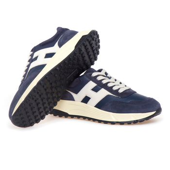 Sneaker Hogan Hyperlight in camoscio e pelle - 4
