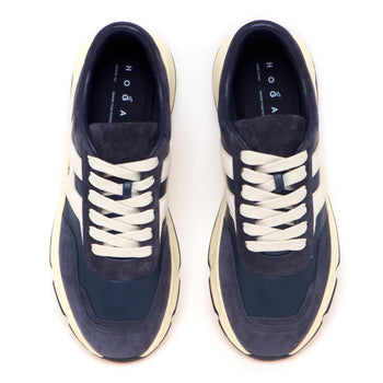 Sneaker Hogan Hyperlight in camoscio e pelle - 5