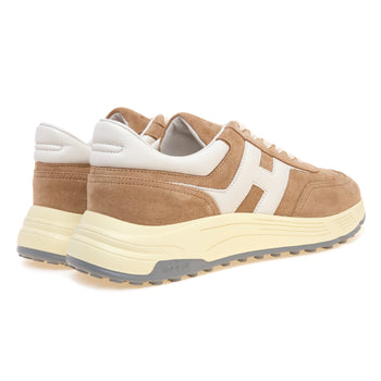 Sneaker Hogan Hyperlight in camoscio e pelle  SABBIA - 3