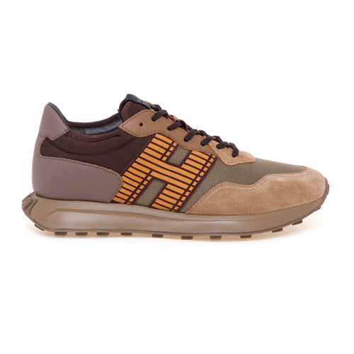 Sneaker Hogan H601 in camoscio e tessuto