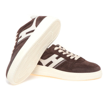 Sneaker Hogan H630 basket in camoscio - 4