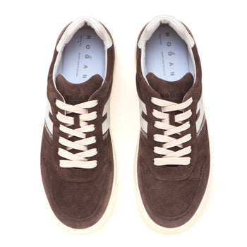 Sneaker Hogan H630 basket in camoscio - 5